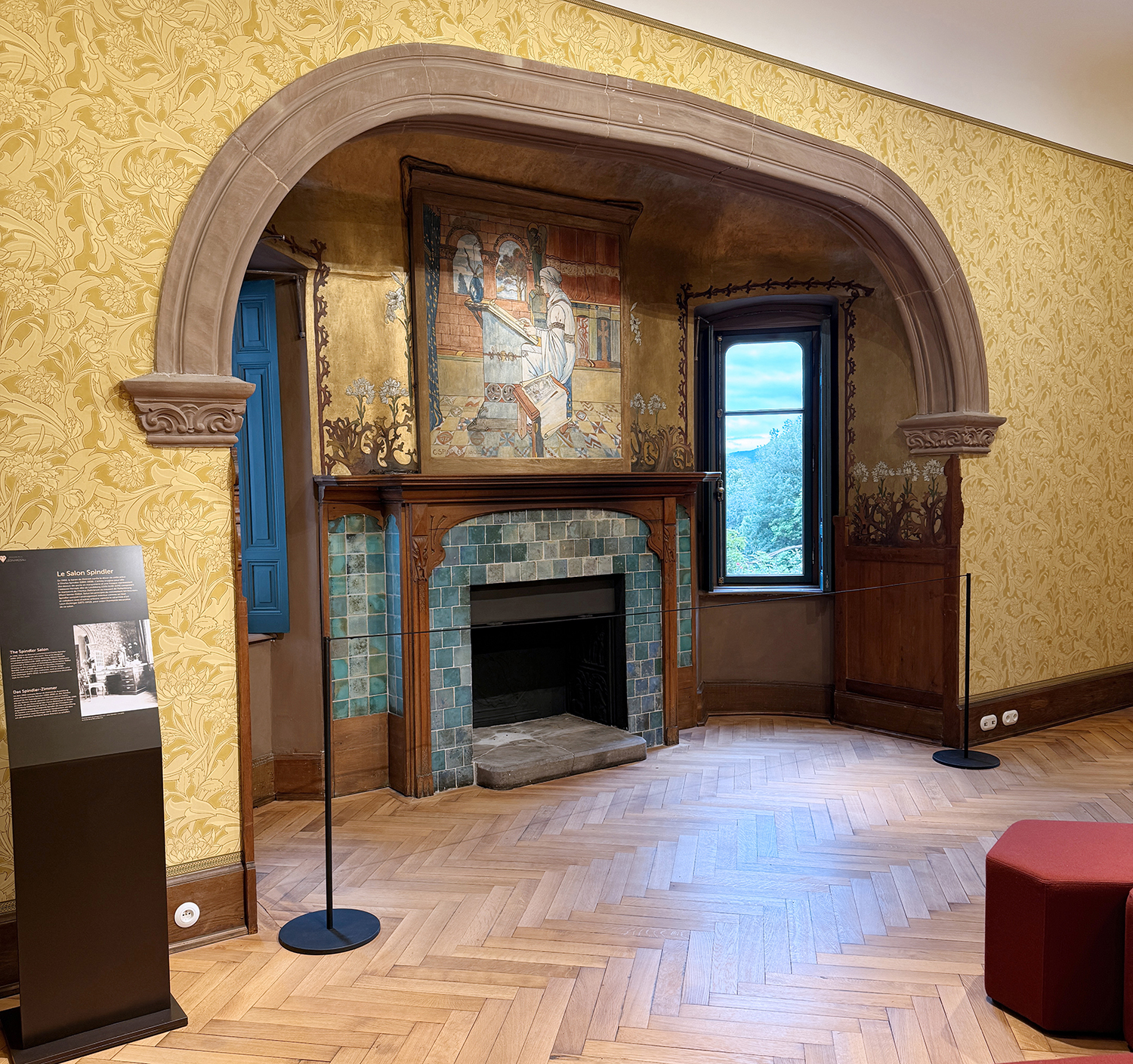 L&rsquo;intérieur du Château de la Léonardsau