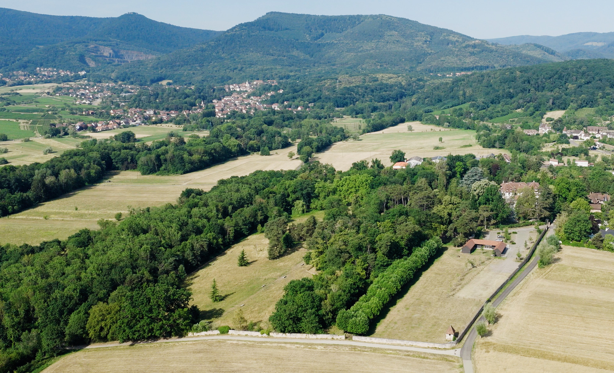 Vues aériennes de la Léonardsau